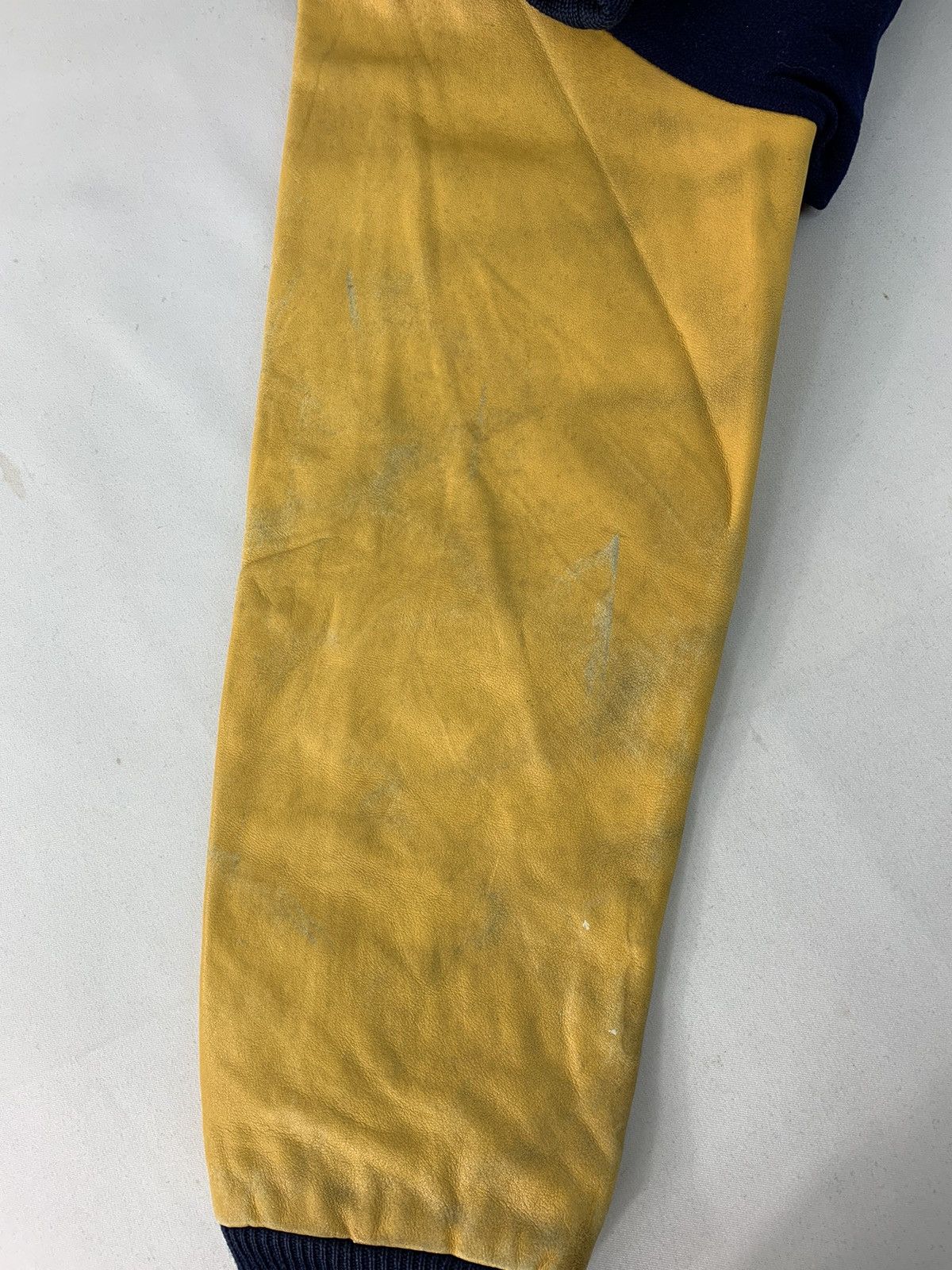 Leather Vintage University Shop U Champs Leather Sleeve Varsity Size US L / EU 52-54 / 3 - 13 Thumbnail