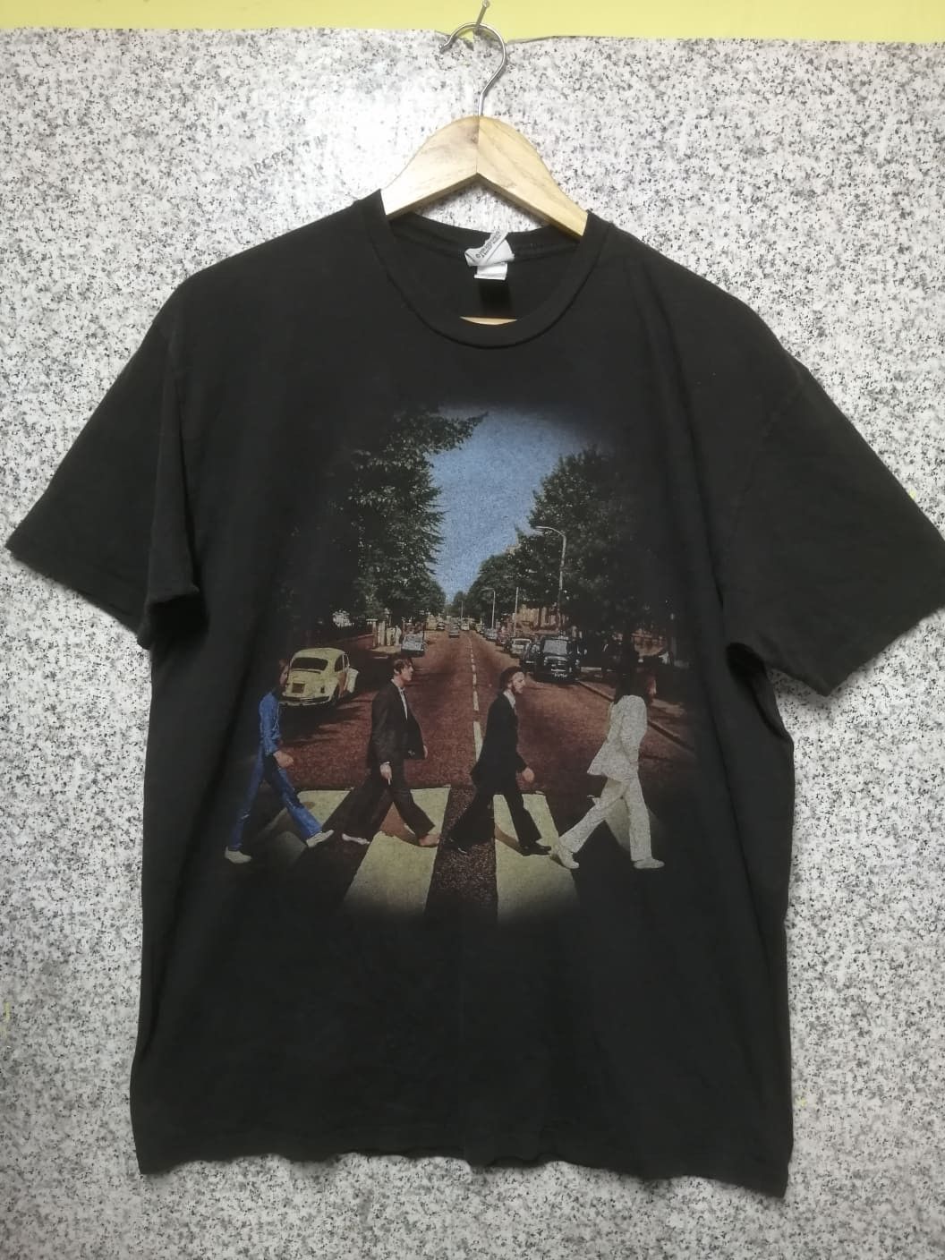 The Beatles Abbey Road Women's Skinny Fit T-Shirt - Vintage Official Band Tee, White