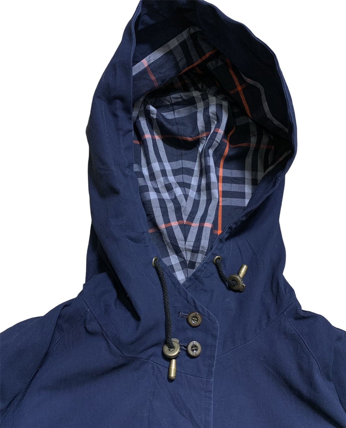 Burberry × Vintage Rare Womens Burberry Hooded Trench Coat Size L / US 10 / IT 46 - 3 Thumbnail