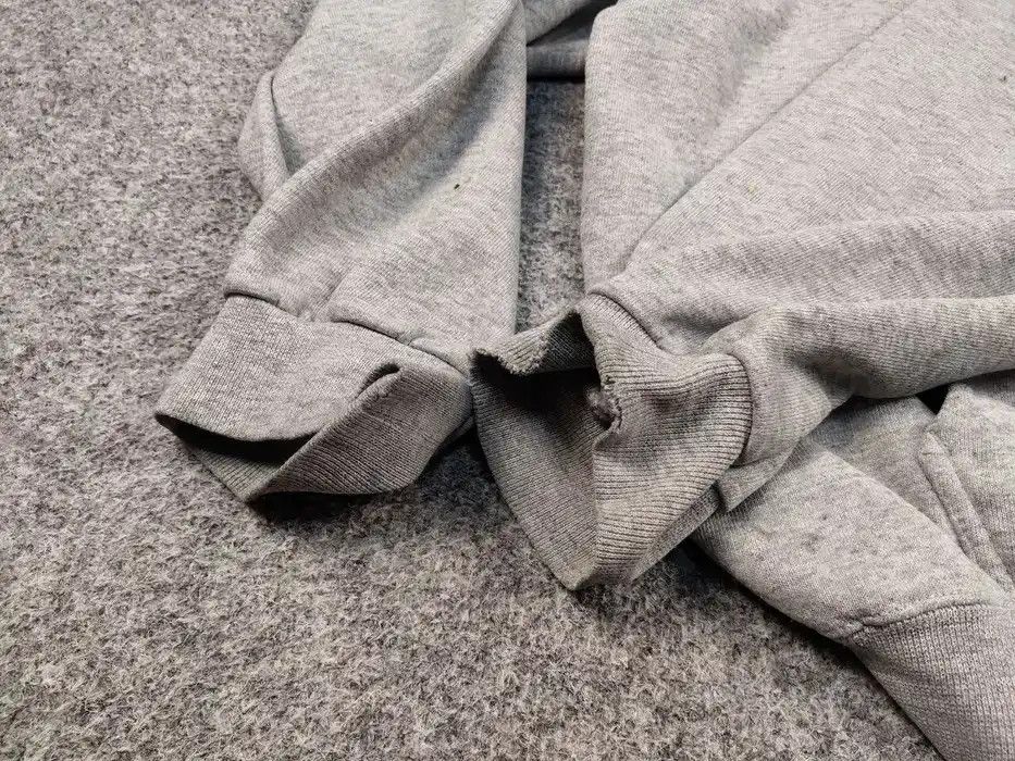 Nike Vintage 90's Nike Logo Blank Boxy Gray Distressed Hoodie Size US M / EU 48-50 / 2 - 8 Thumbnail