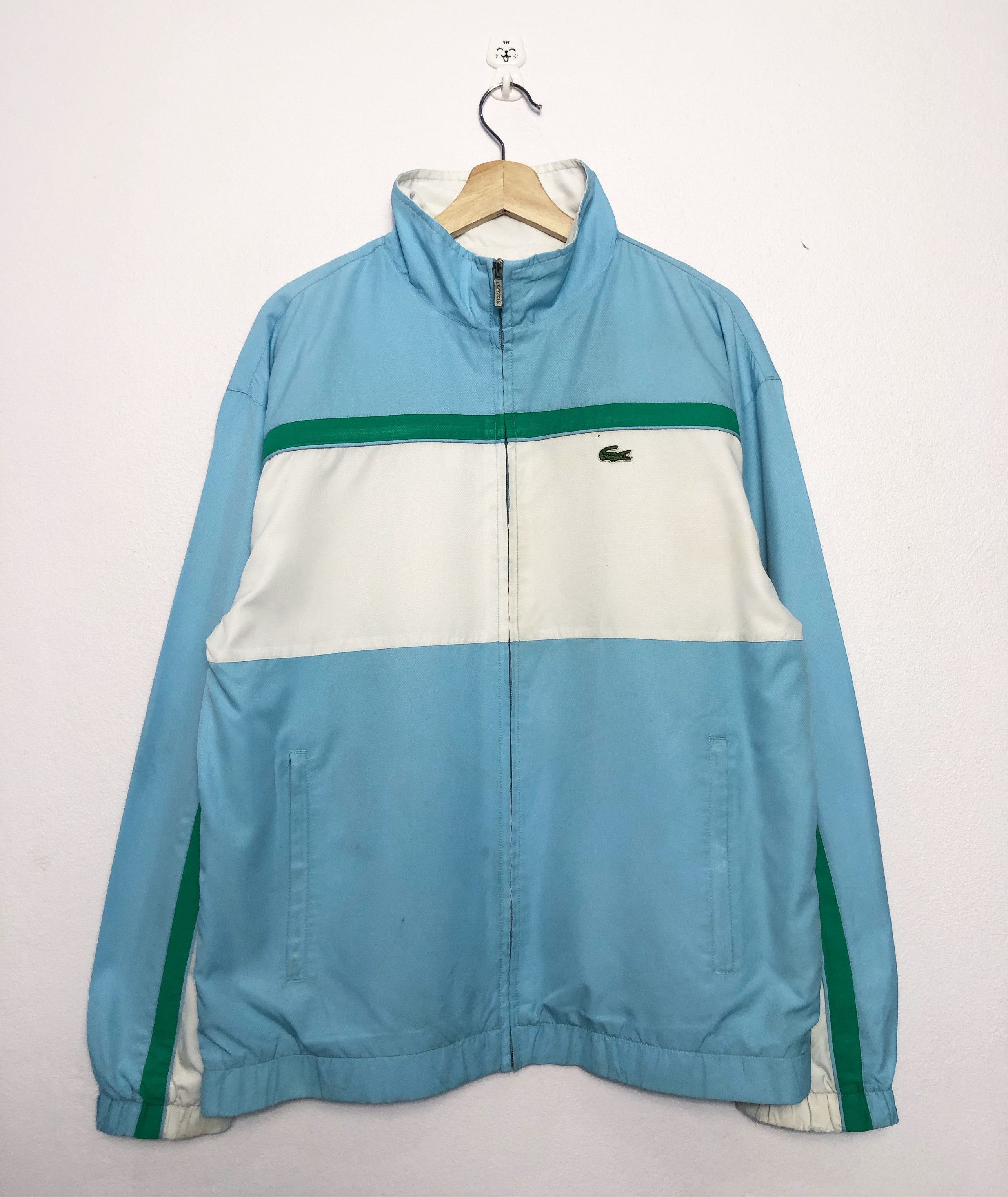 Lacoste Mens Vintage Fit Printed Full Zip Sweatshirt 4X-Large main image 0