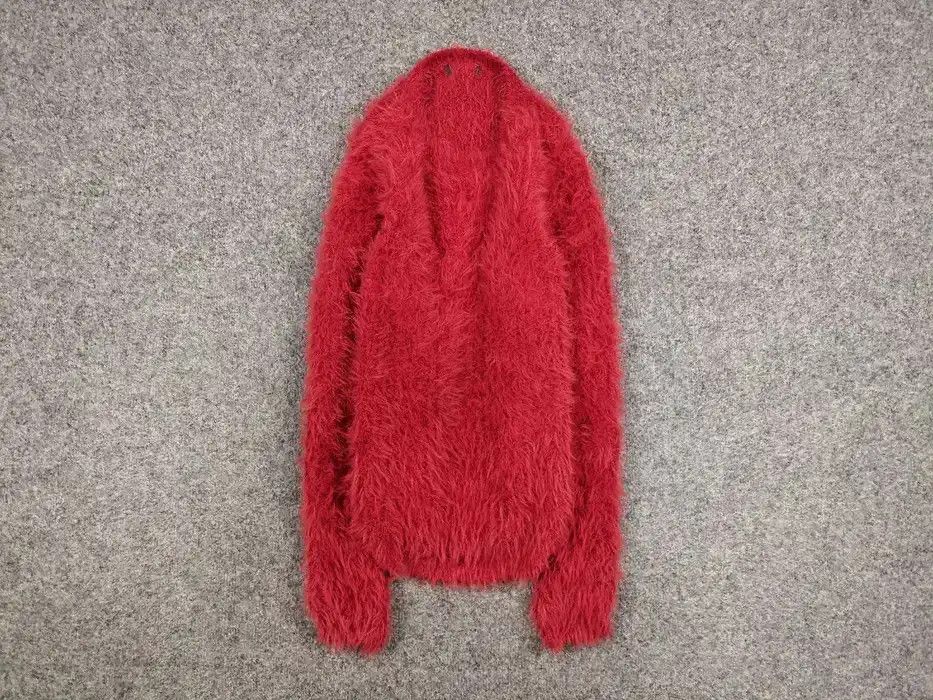 Japanese Brand Vintage Japanese Red Mohair Style Fuzzy Crewneck Sweater Size S / US 4 / IT 40 - 1 Thumbnail