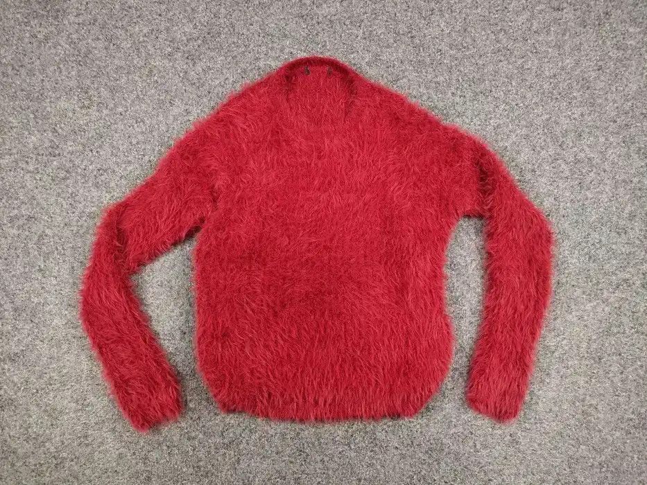 Japanese Brand Vintage Japanese Red Mohair Style Fuzzy Crewneck Sweater Size S / US 4 / IT 40 - 6 Thumbnail
