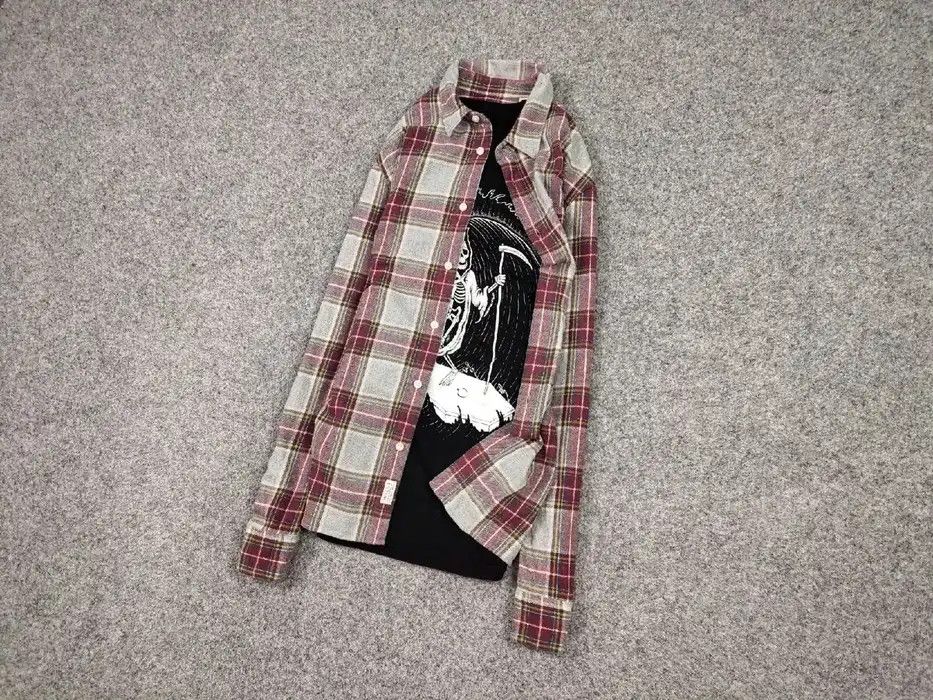 Flannel Vintage Levis Flannel Shirt Travis Scott Style Size US M / EU 48-50 / 2 - 2 Thumbnail