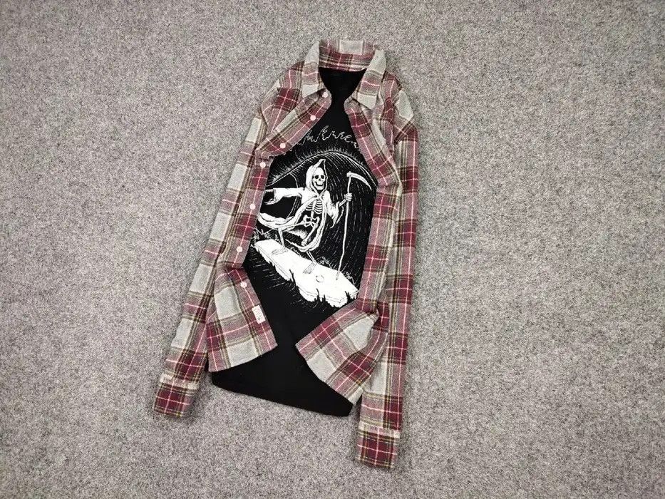Flannel Vintage Levis Flannel Shirt Travis Scott Style Size US M / EU 48-50 / 2 - 3 Thumbnail