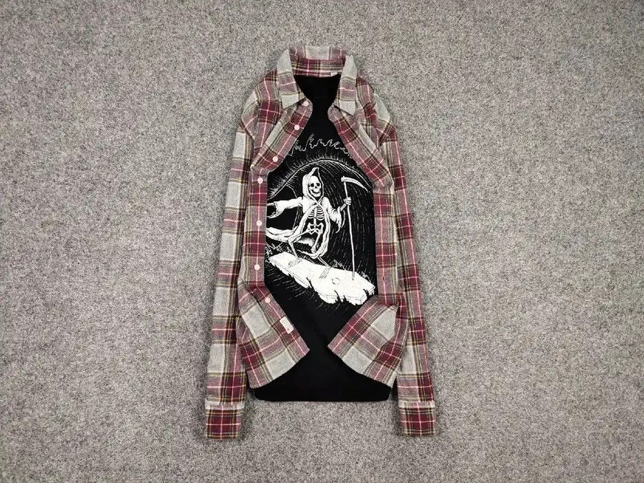Flannel Vintage Levis Flannel Shirt Travis Scott Style Size US M / EU 48-50 / 2 - 1 Thumbnail