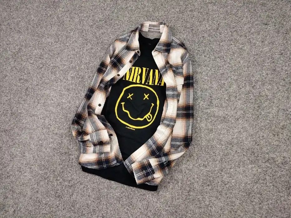 Flannel Vintage Flannel Shirt Travis Scott Style Size US S / EU 44-46 / 1 - 3 Thumbnail