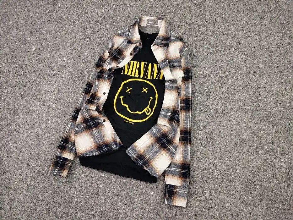 Flannel Vintage Flannel Shirt Travis Scott Style Size US S / EU 44-46 / 1 - 2 Thumbnail
