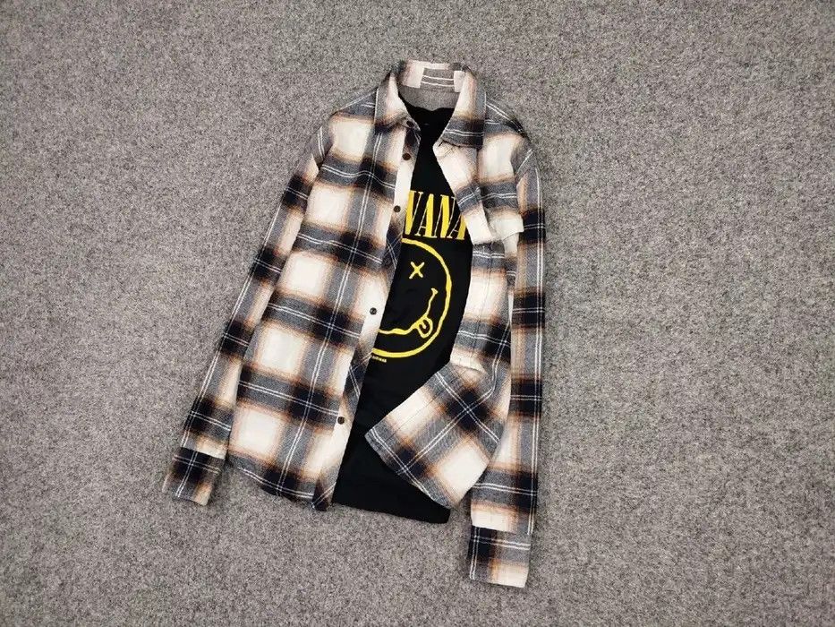 Flannel Vintage Flannel Shirt Travis Scott Style Size US S / EU 44-46 / 1 - 4 Thumbnail