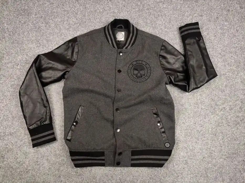 Japanese Brand Vintage 90's Rock Engineered Design Varsity Bomber Jacket Size US XL / EU 56 / 4 - 5 Thumbnail