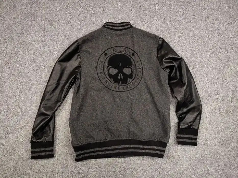 Japanese Brand Vintage 90's Rock Engineered Design Varsity Bomber Jacket Size US XL / EU 56 / 4 - 6 Thumbnail