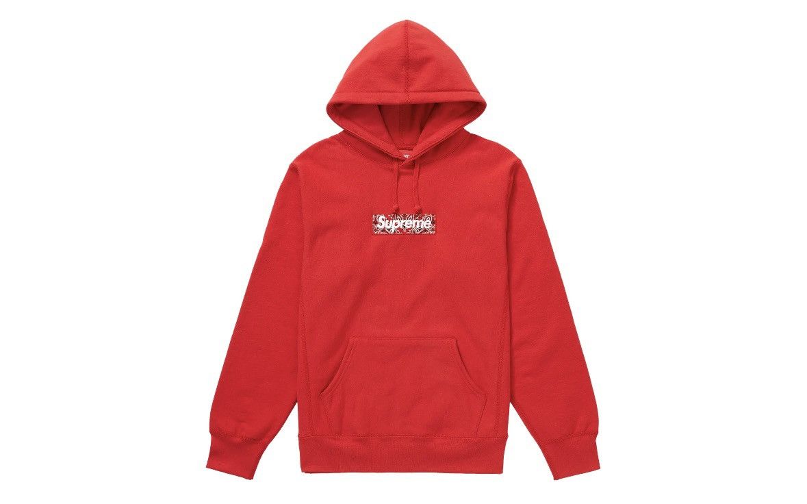 Supreme Supreme Bandana Box Logo Hoodie Grailed