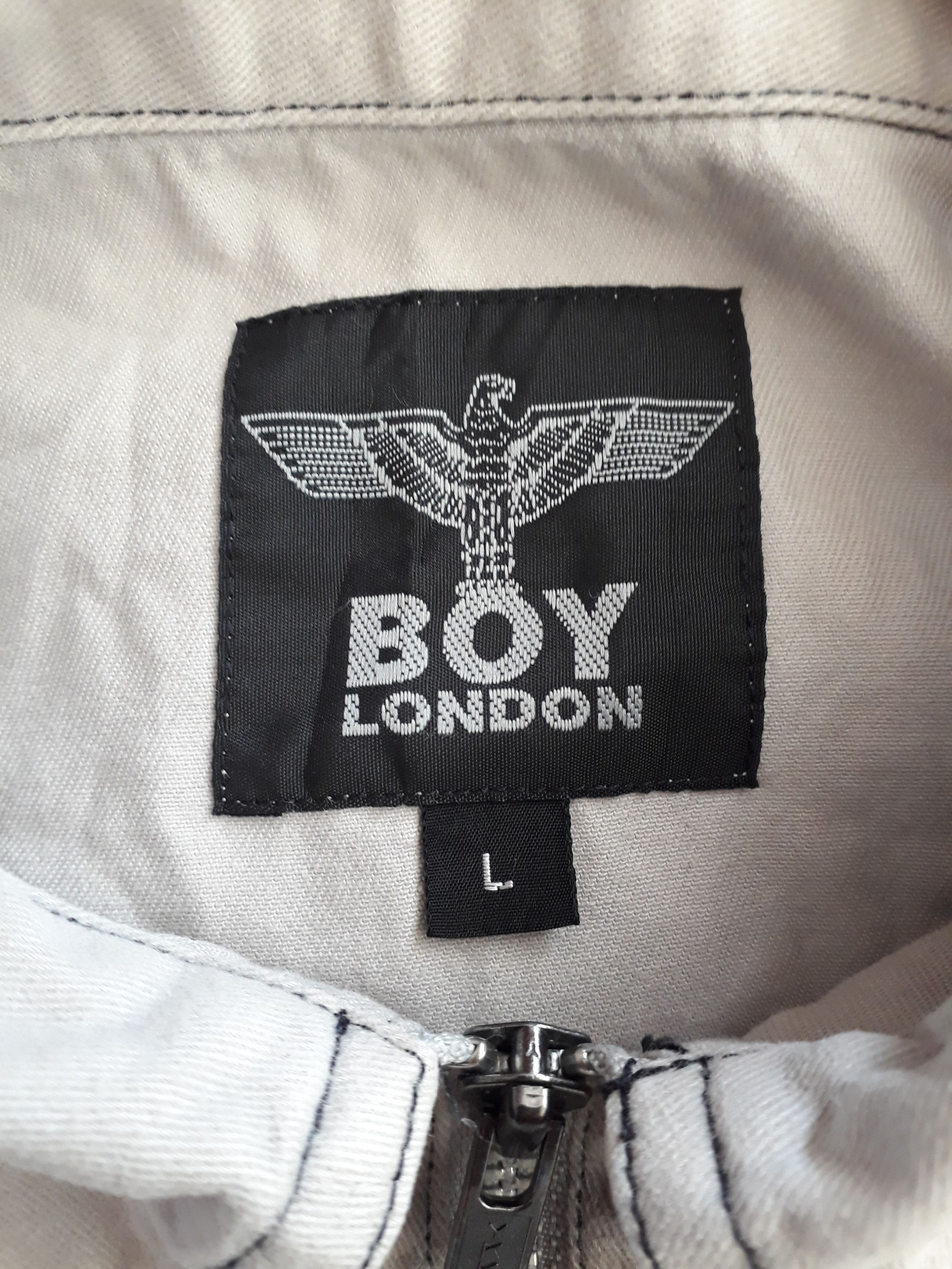 Boy London Vintage Boy London Long Sleeve Half Zipper Shirt Size US L / EU 52-54 / 3 - 2 Thumbnail