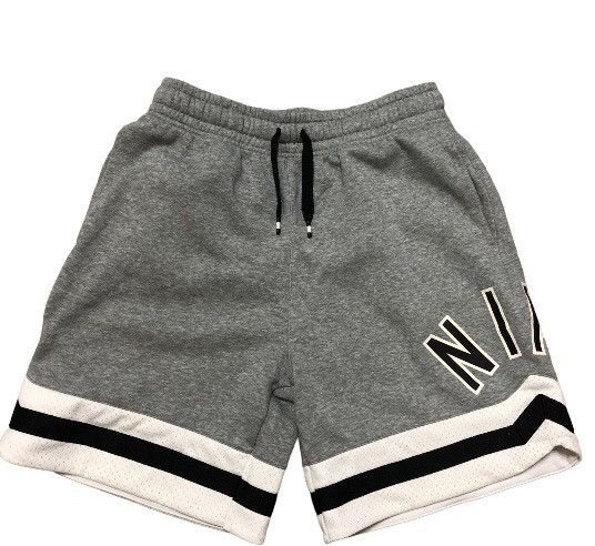 Nike × Vintage Nike NSW Air Fleece Spellout Shorts Size US 34 / EU 50 - 1 Thumbnail