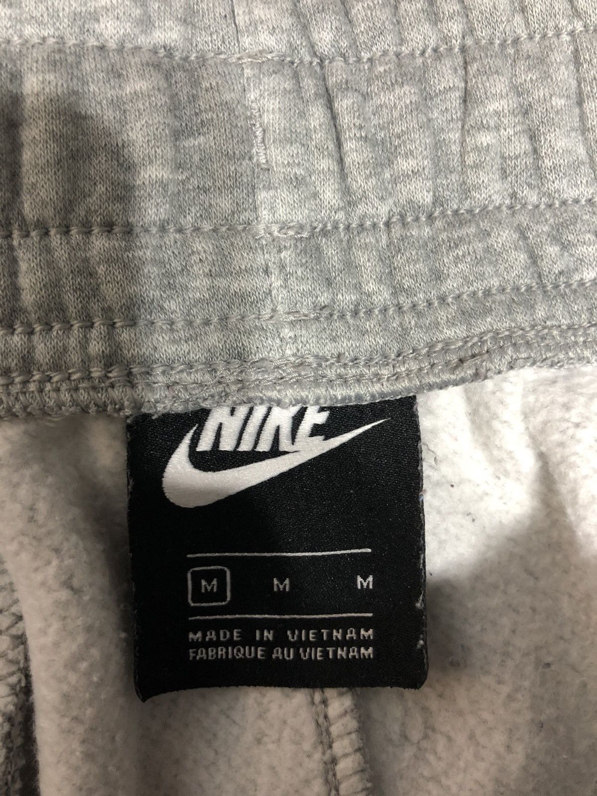 Nike × Vintage Nike NSW Air Fleece Spellout Shorts Size US 34 / EU 50 - 3 Thumbnail