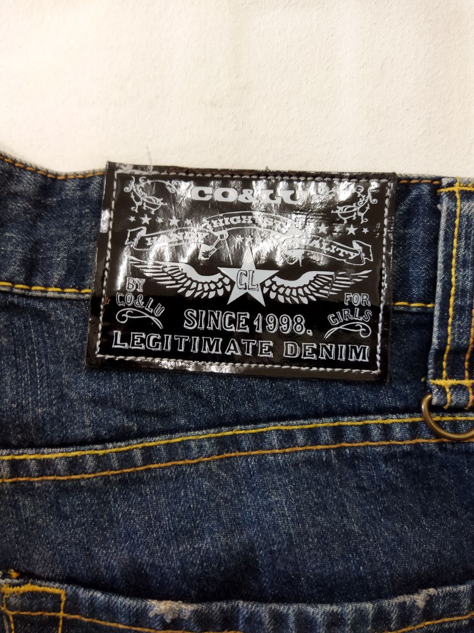 Japanese Brand Japanese Co & Lu Distressed Style Jeans Size US 29 - 6 Thumbnail