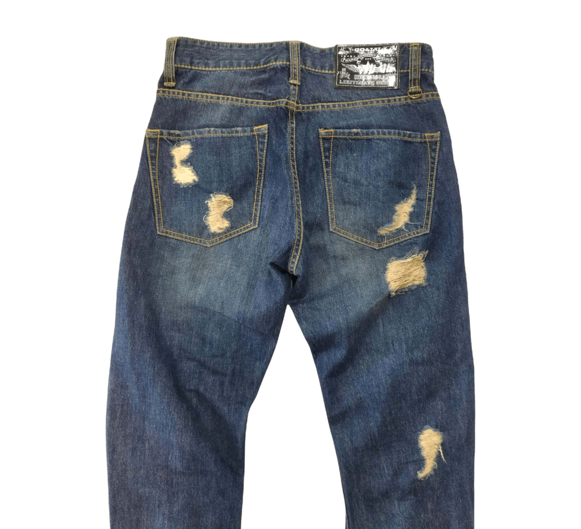 Japanese Brand Japanese Co & Lu Distressed Style Jeans Size US 29 - 5 Thumbnail