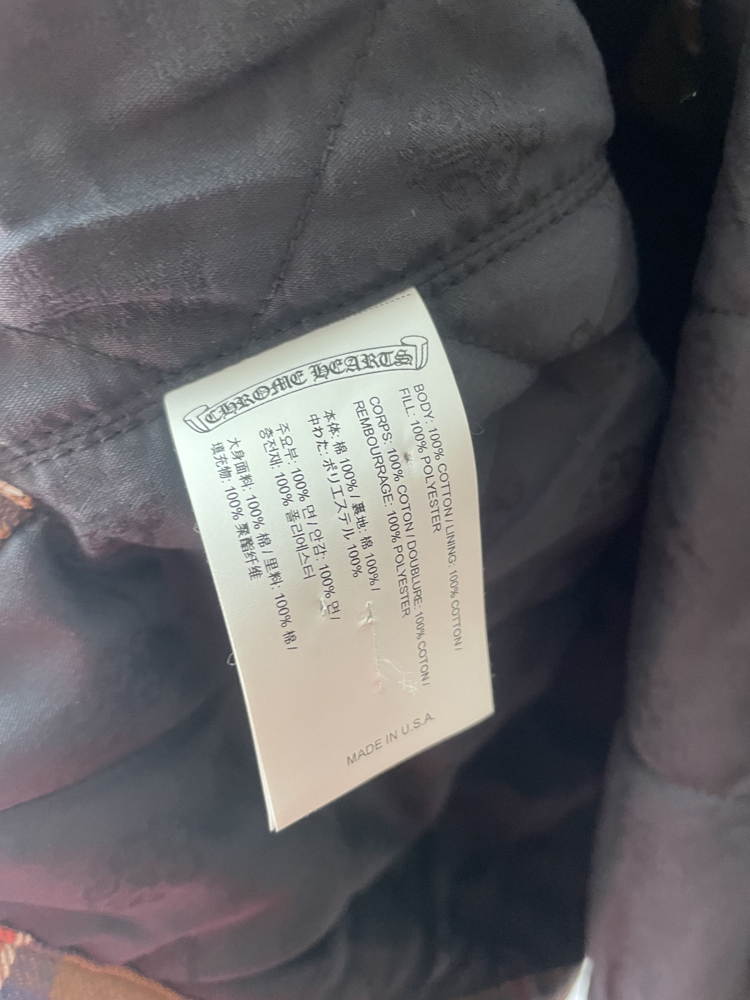 Chrome Hearts CHROME HEARTS 2XL NEW FLANNEL JACKET LINED Size US XXL / EU 58 / 5 - 4 Thumbnail