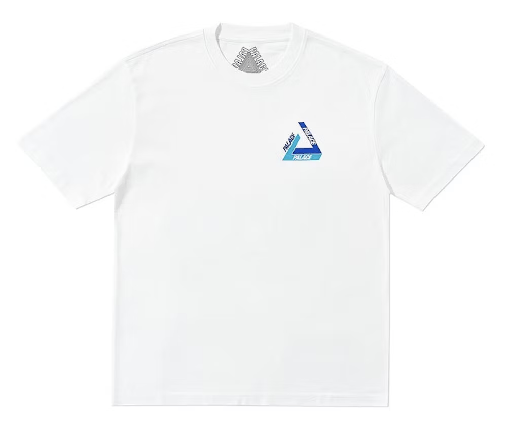 Palace 💚 2018 Palace Tri Shadow T-Shirt White/Blue Medium NEW Size US M / EU 48-50 / 2 - 2 Thumbnail