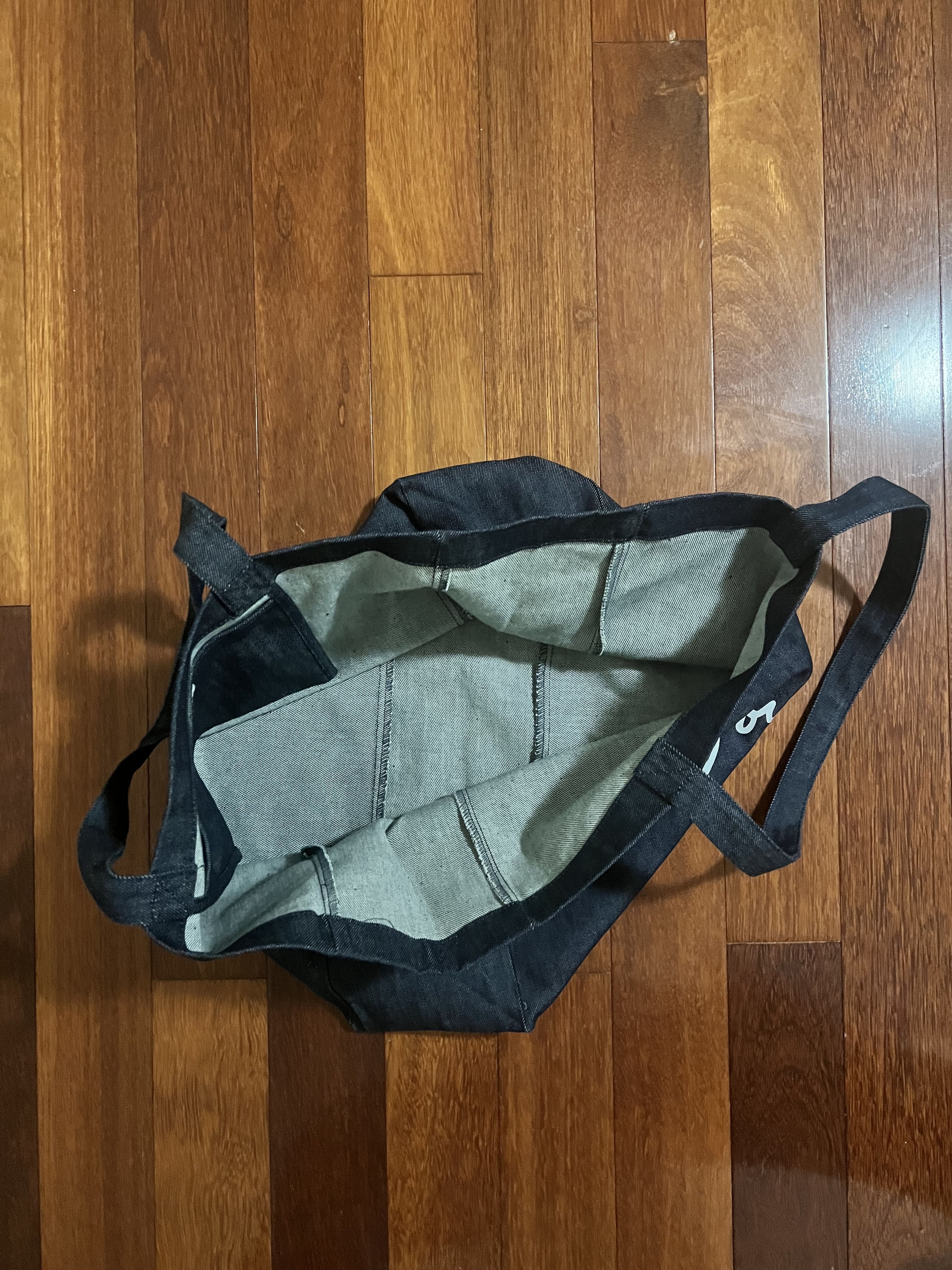A.P.C. × JJJJound 💚 2020 A.P.C. x JJJJound Large Denim Tote Bag NEW Size ONE SIZE - 5 Thumbnail
