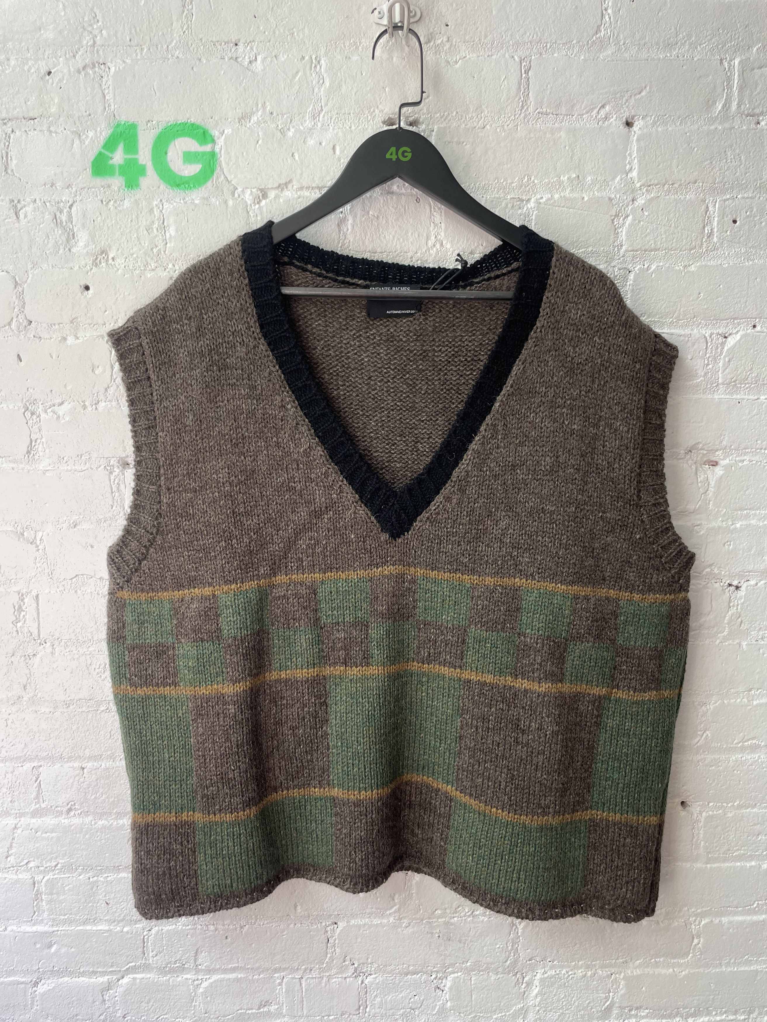 Enfants Riches Deprimes ERD GRUNGE SWEATER VEST Size US XXL / EU 58 / 5 - 3 Thumbnail