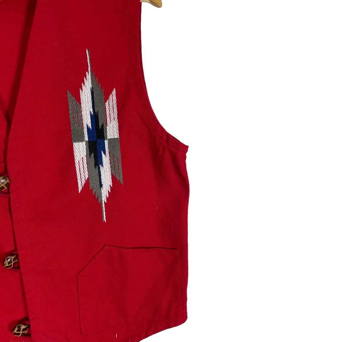 Vintage 🌟VINTAGE YOLORS NAVAJO VEST LIKE ORTEGA CHIMAYO Size US M / EU 48-50 / 2 - 4 Thumbnail