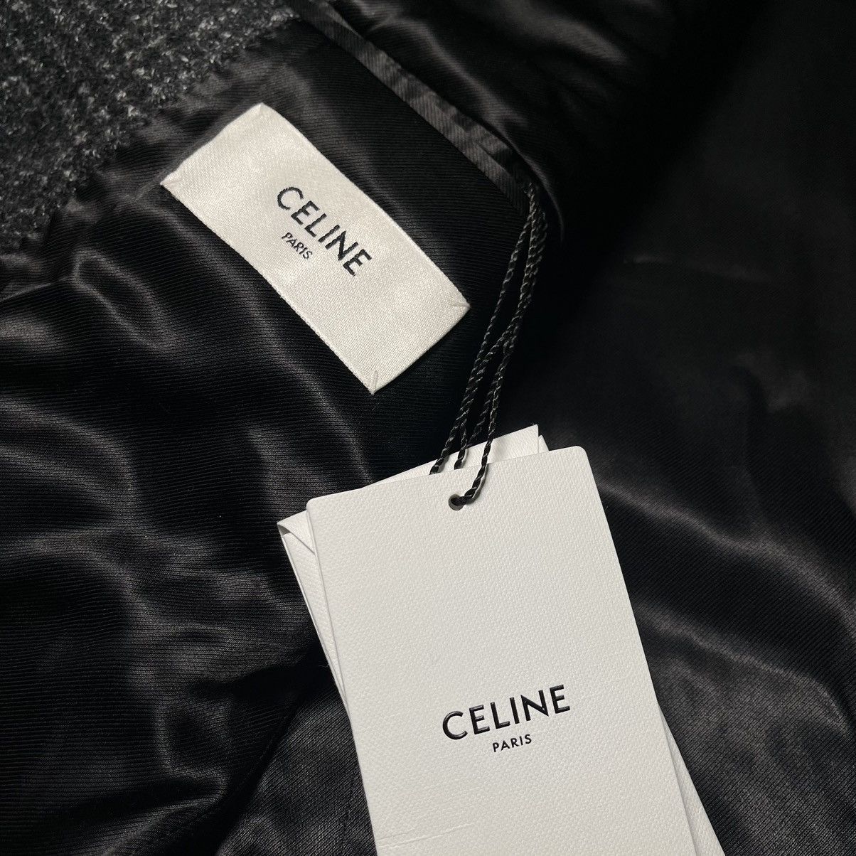 Celine × Hedi Slimane CELINE BY HEDI SLIMANE “FW19 PRINCE OF WALES WOOL COAT” Size US M / EU 48-50 / 2 - 7 Thumbnail