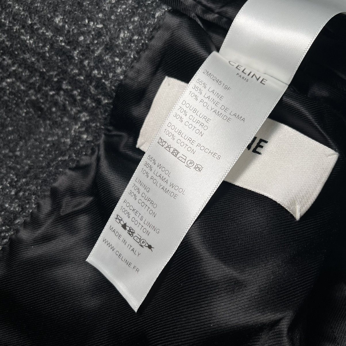 Celine × Hedi Slimane CELINE BY HEDI SLIMANE “FW19 PRINCE OF WALES WOOL COAT” Size US M / EU 48-50 / 2 - 9 Thumbnail