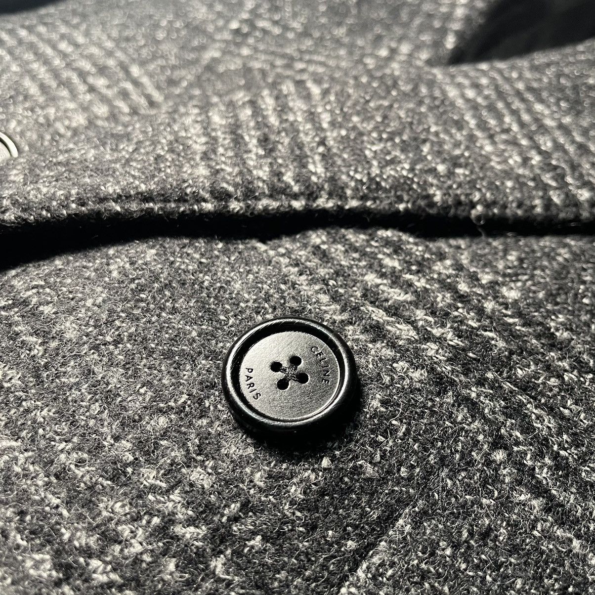 Celine × Hedi Slimane CELINE BY HEDI SLIMANE “FW19 PRINCE OF WALES WOOL COAT” Size US M / EU 48-50 / 2 - 3 Thumbnail