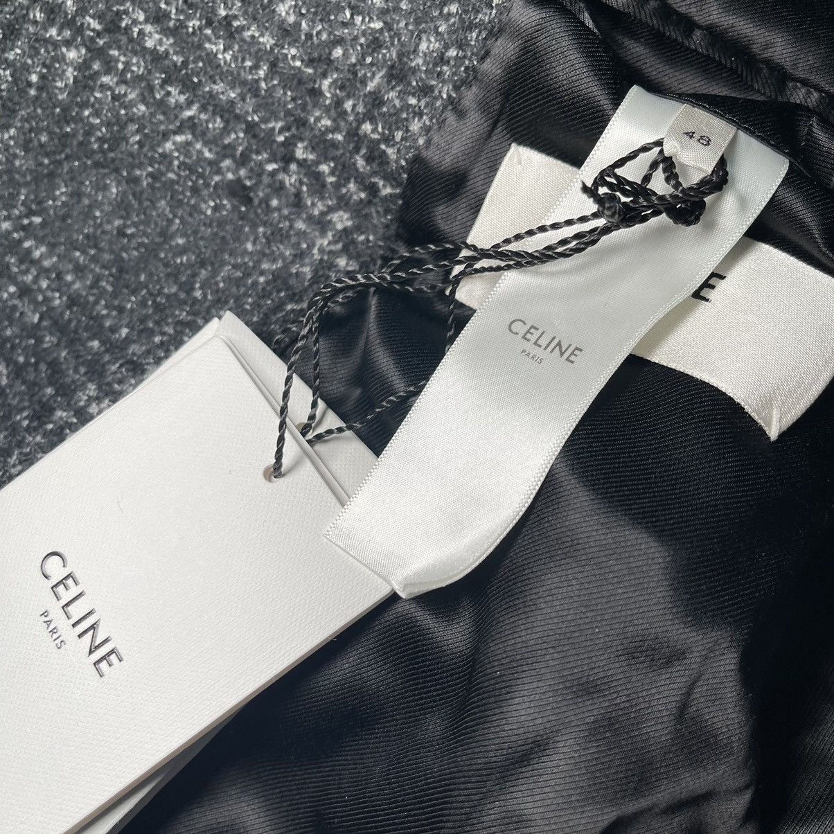 Celine × Hedi Slimane CELINE BY HEDI SLIMANE “FW19 PRINCE OF WALES WOOL COAT” Size US M / EU 48-50 / 2 - 8 Thumbnail