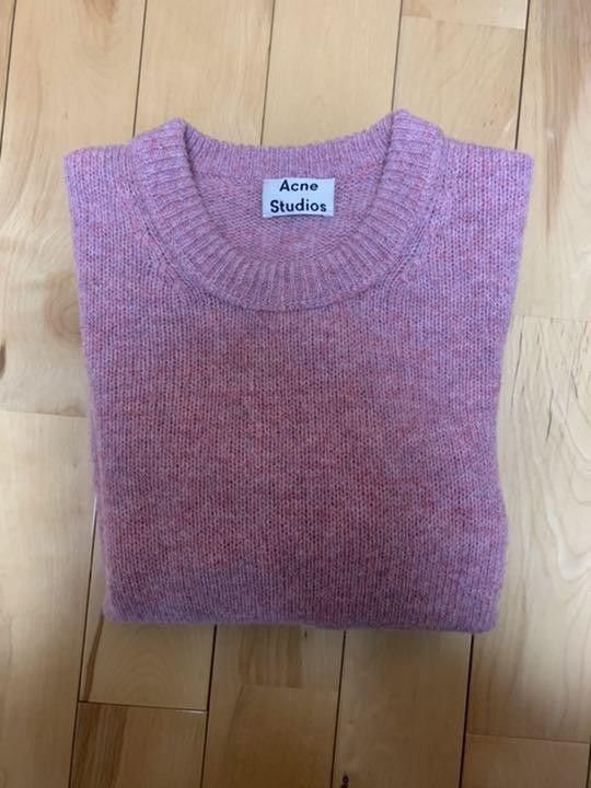 image of Acne Studios Kai Sweater in Pink, Men's (Size Small)