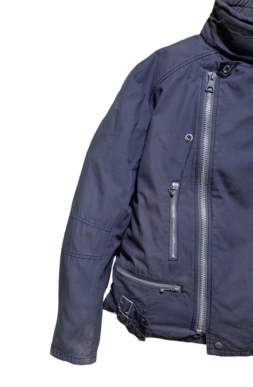 Neighborhood × Vintage Neighborhood NH3204 2004 Biker Tactical Multi Zipper Jacket Size US L / EU 52-54 / 3 - 3 Thumbnail