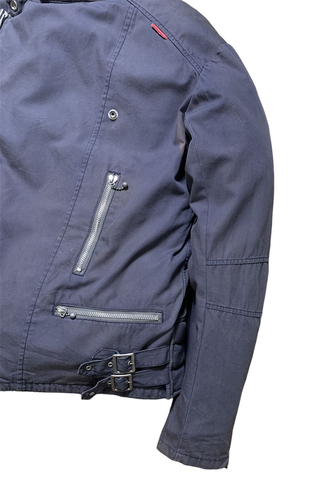 Neighborhood × Vintage Neighborhood NH3204 2004 Biker Tactical Multi Zipper Jacket Size US L / EU 52-54 / 3 - 2 Thumbnail