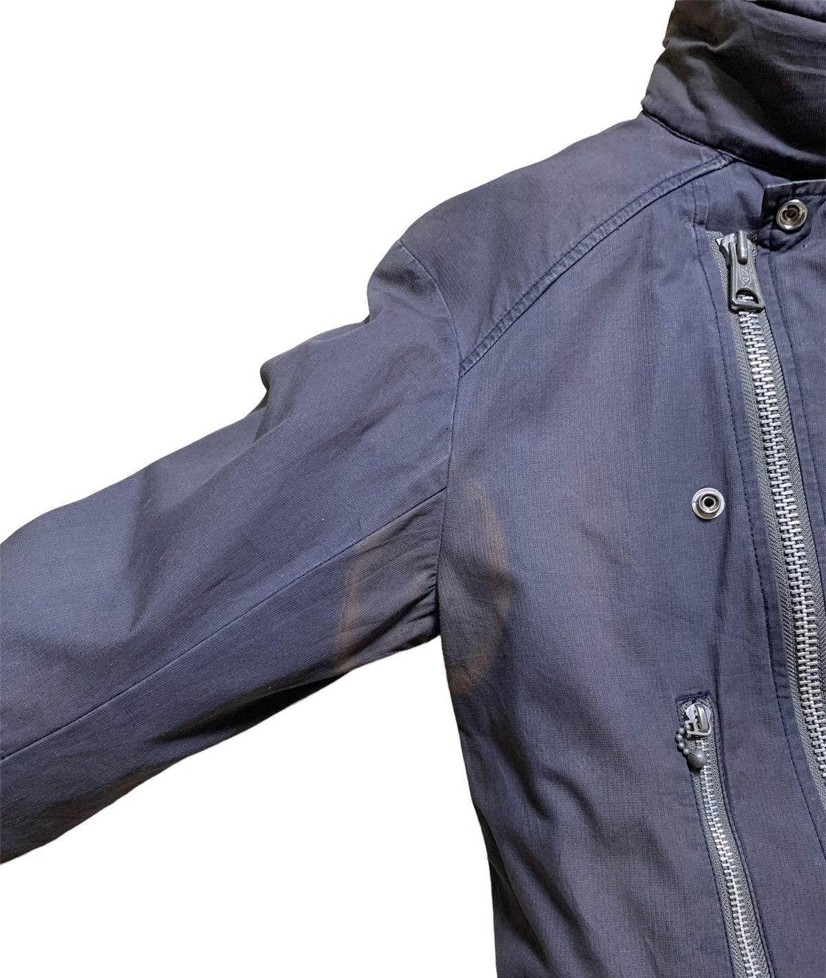 Neighborhood × Vintage Neighborhood NH3204 2004 Biker Tactical Multi Zipper Jacket Size US L / EU 52-54 / 3 - 5 Thumbnail