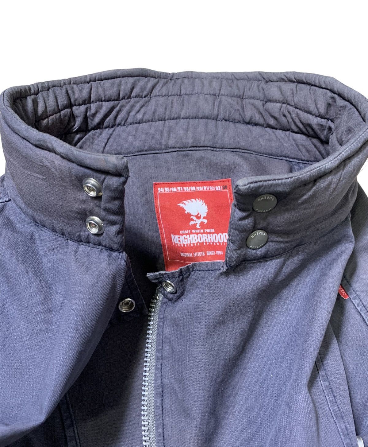 Neighborhood × Vintage Neighborhood NH3204 2004 Biker Tactical Multi Zipper Jacket Size US L / EU 52-54 / 3 - 7 Thumbnail