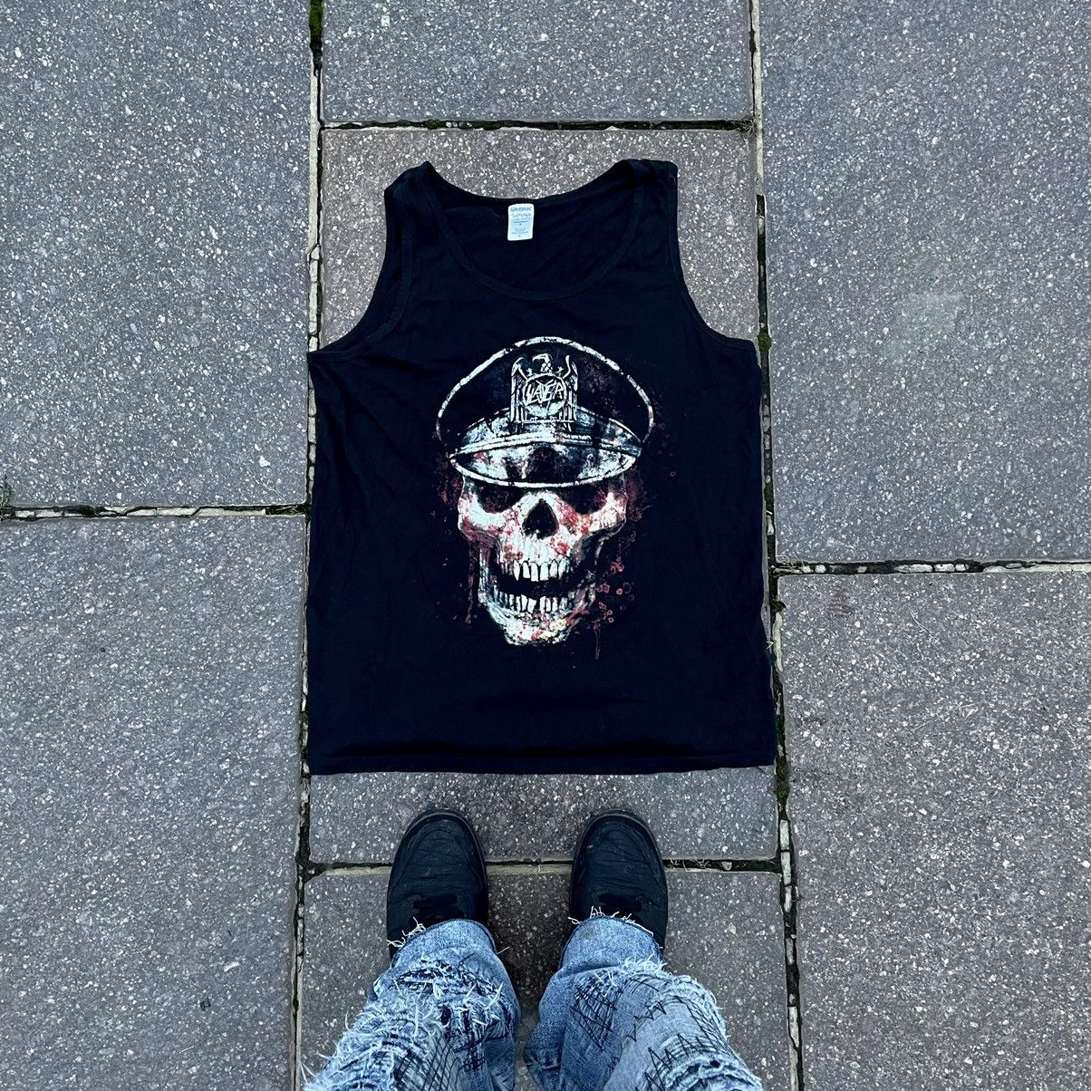 Vintage Vintage Y2K Skull Graphic Band Tee Grunge Punk Baggy Slim M Size US M / EU 48-50 / 2 - 1 Thumbnail