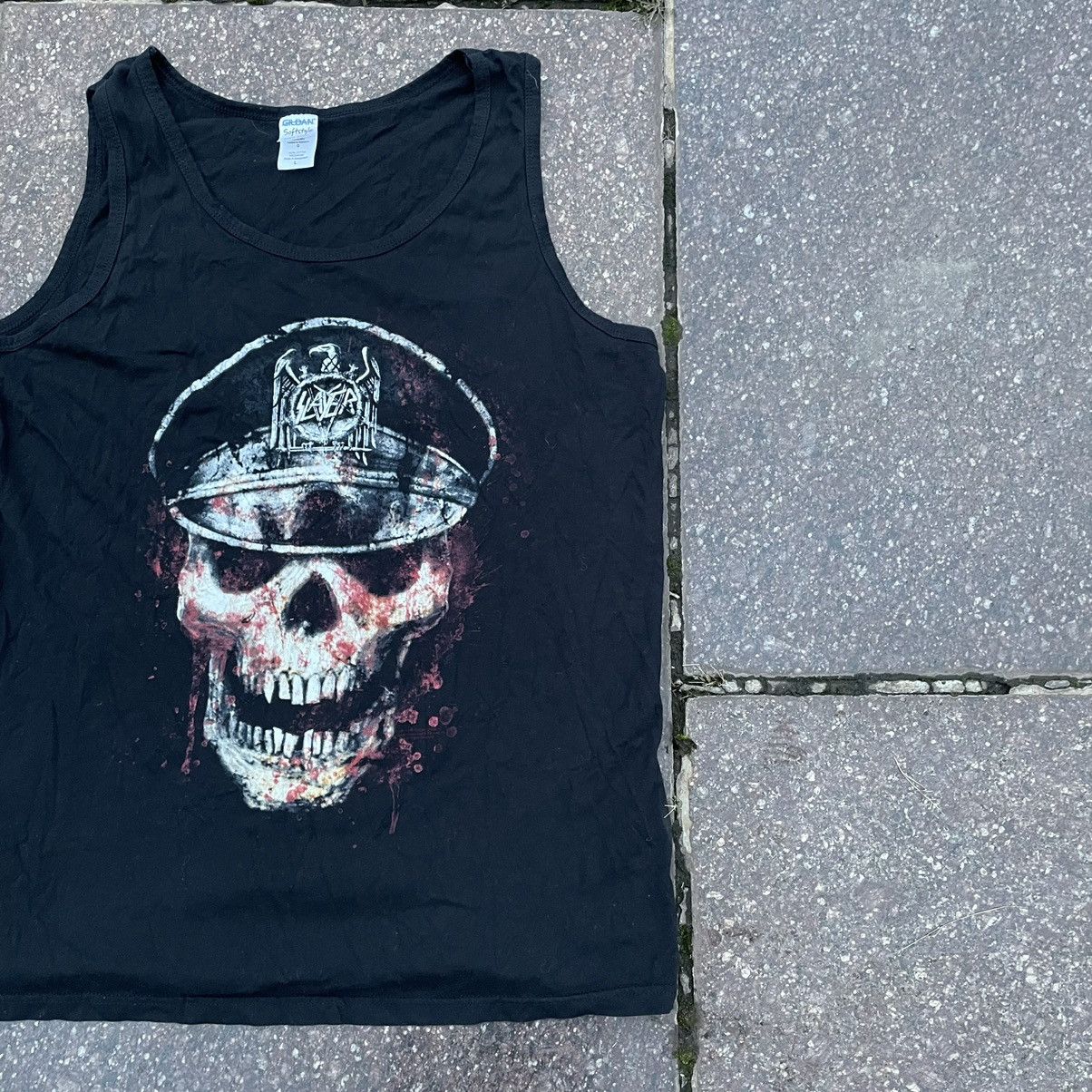 Vintage Vintage Y2K Skull Graphic Band Tee Grunge Punk Baggy Slim M Size US M / EU 48-50 / 2 - 2 Thumbnail