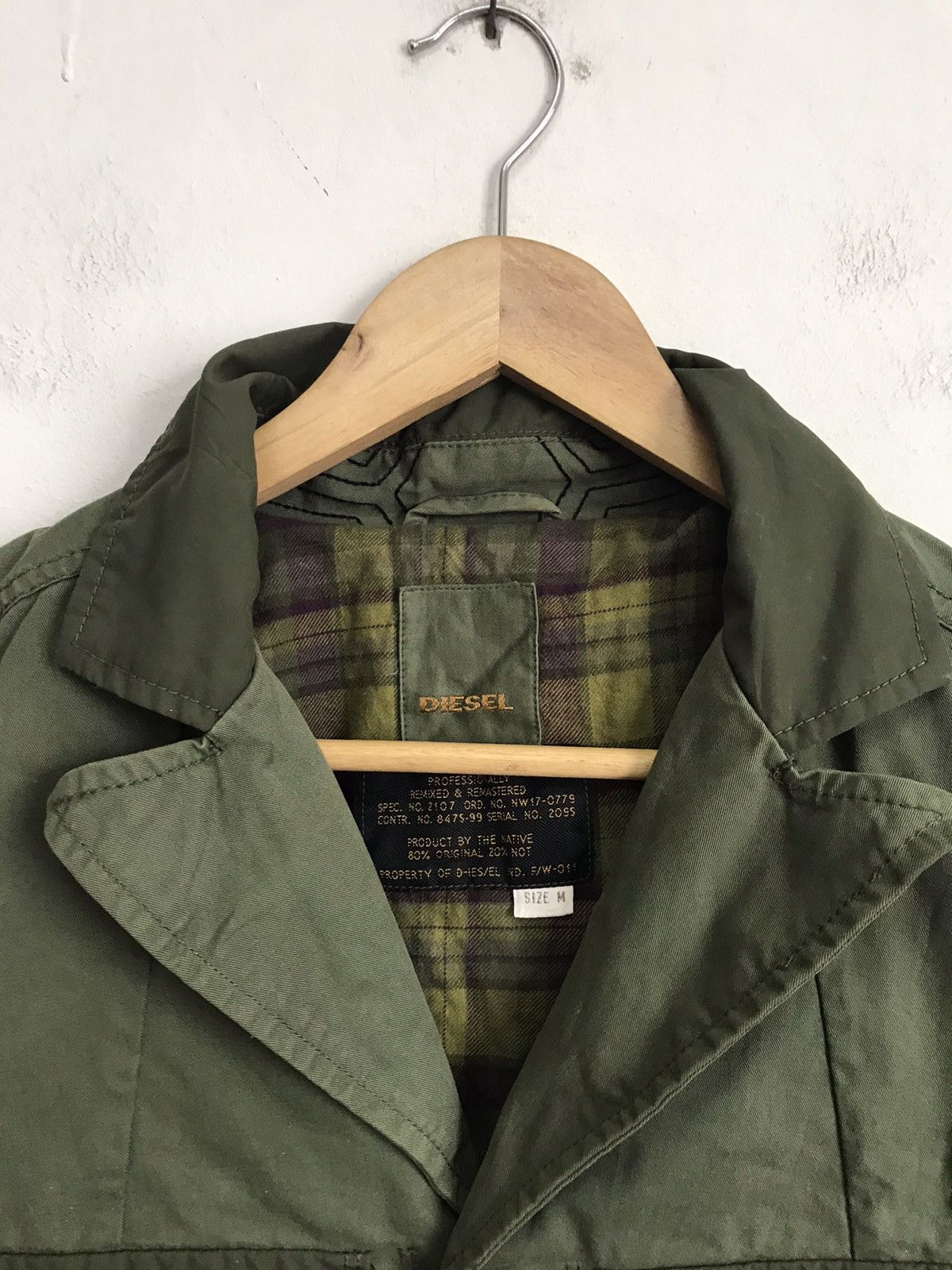 Diesel × Vintage Vintage OG Diesel Army Jacketb Size US M / EU 48-50 / 2 - 2 Thumbnail
