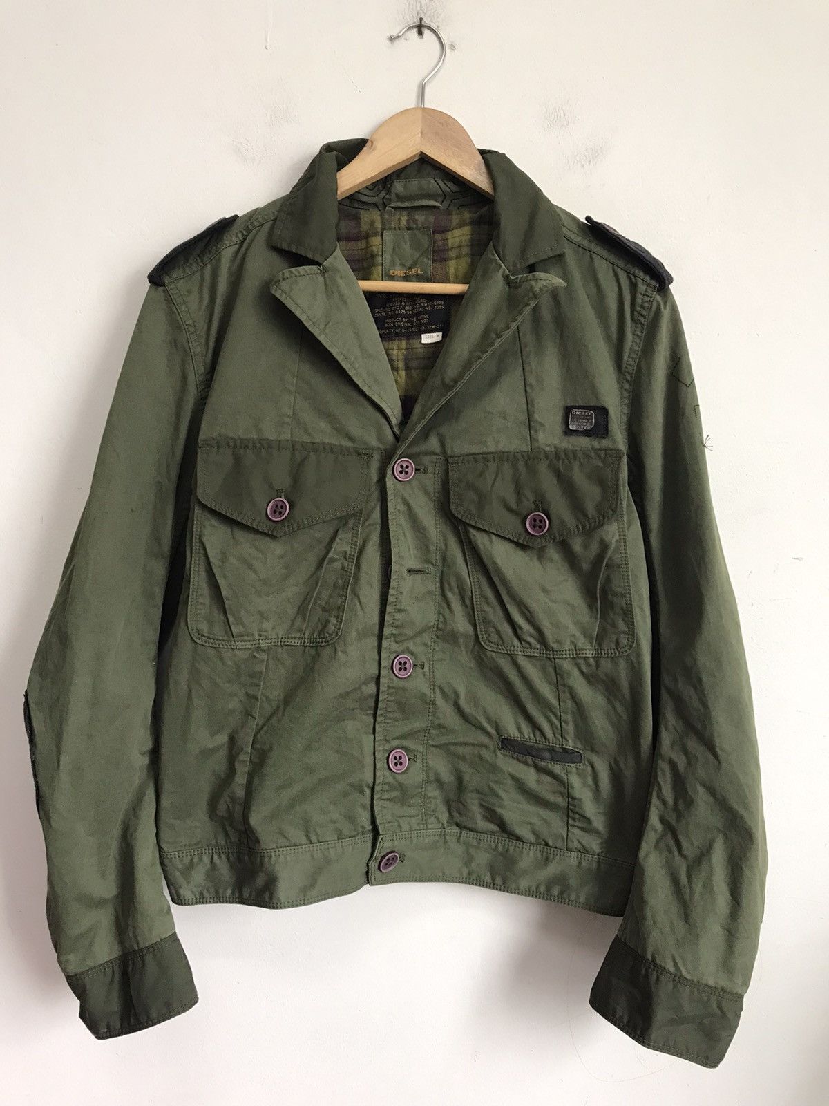 Diesel × Vintage Vintage OG Diesel Army Jacketb Size US M / EU 48-50 / 2 - 1 Thumbnail