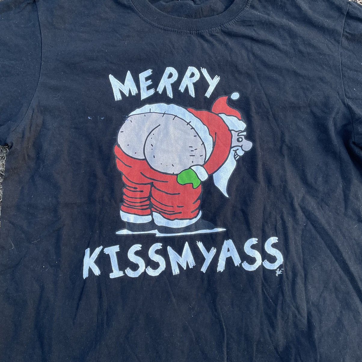 Vintage Vintage Y2K Sun Faded Graphic Tee Punk Santa Humor Skate M Size US M / EU 48-50 / 2 - 1 Thumbnail