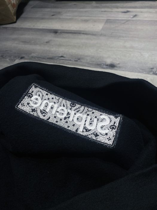 Supreme Supreme Bandana Box Logo Hooded Sweatshirt FW19