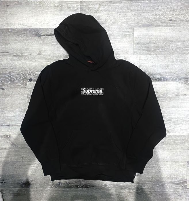 Supreme Supreme Bandana Box Logo Hooded Sweatshirt FW19 | Grailed