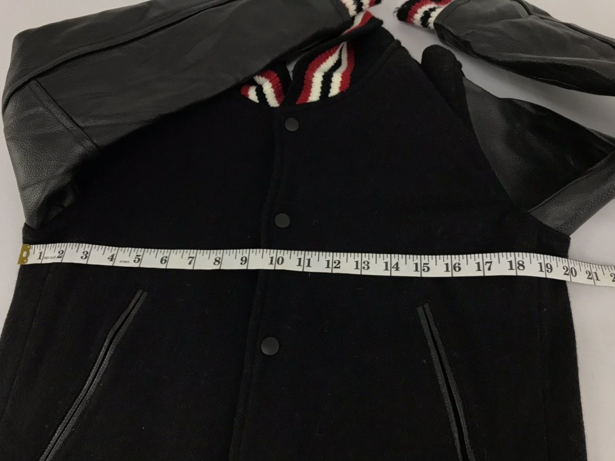 United Arrows United Arrow Day Of Life Wool Varsity Leather Jacket Size US S / EU 44-46 / 1 - 8 Thumbnail