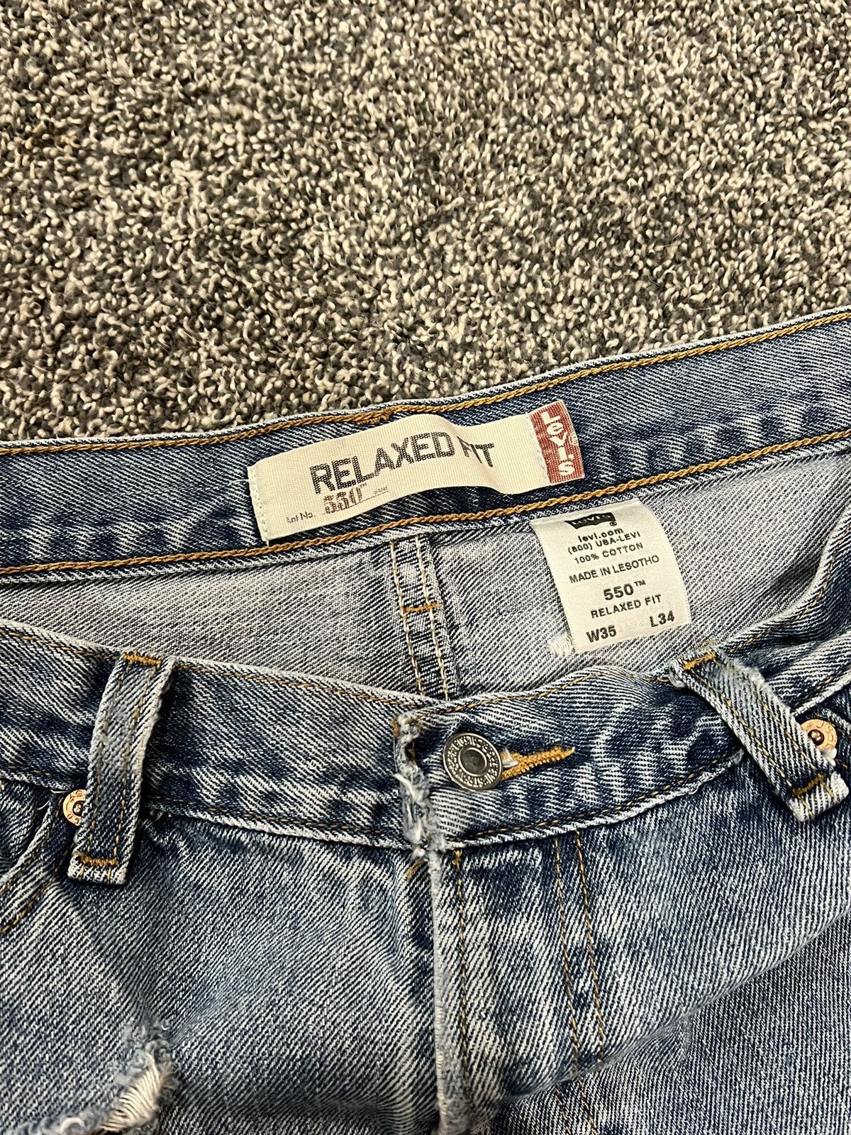 Levi's × Levi's Vintage Clothing × Vintage Baggy Vintage Distressed Levis 550 Size US 34 / EU 50 - 9 Thumbnail
