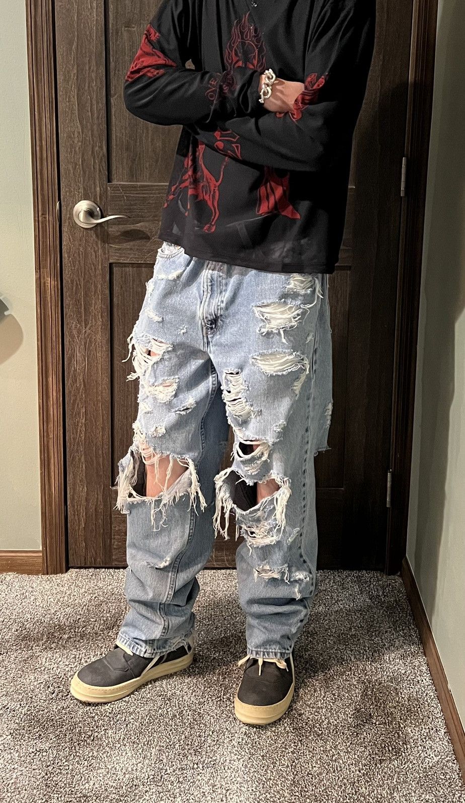 Levi's × Levi's Vintage Clothing × Vintage Baggy Vintage Distressed Levis 550 Size US 34 / EU 50 - 3 Thumbnail
