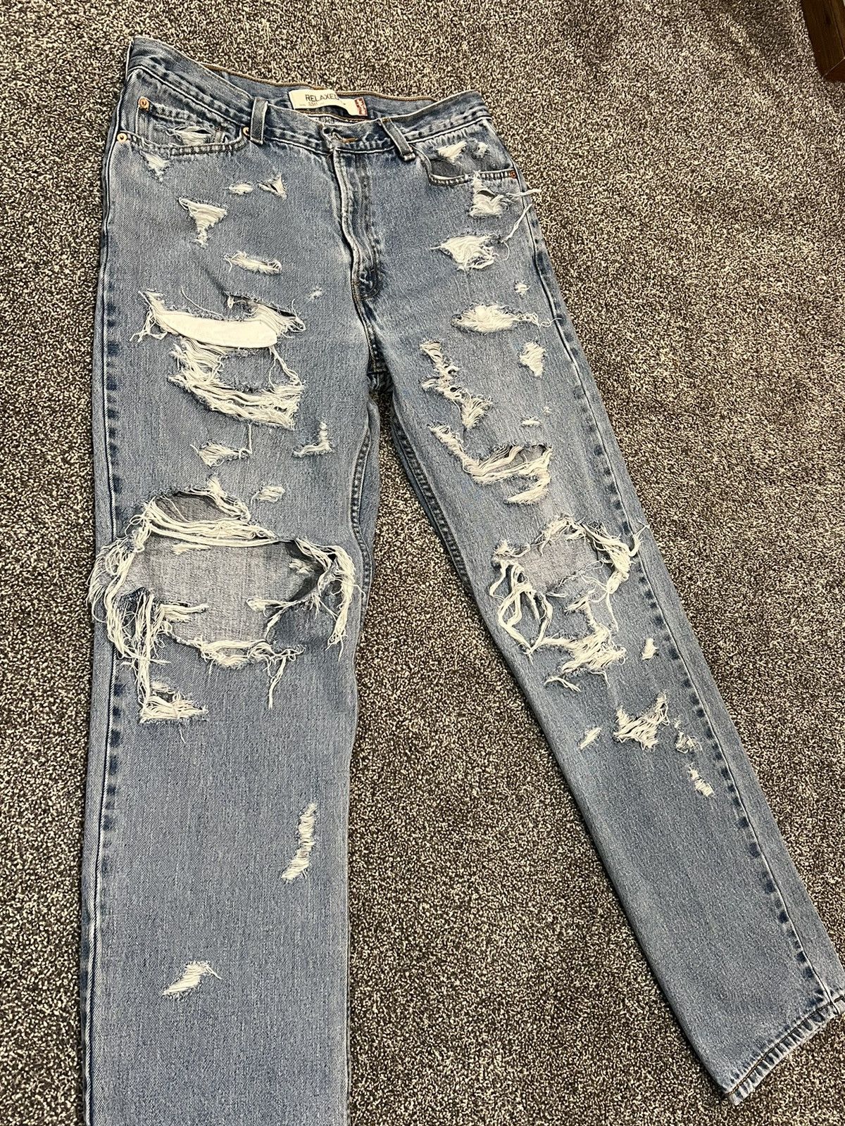 Levi's × Levi's Vintage Clothing × Vintage Baggy Vintage Distressed Levis 550 Size US 34 / EU 50 - 6 Thumbnail