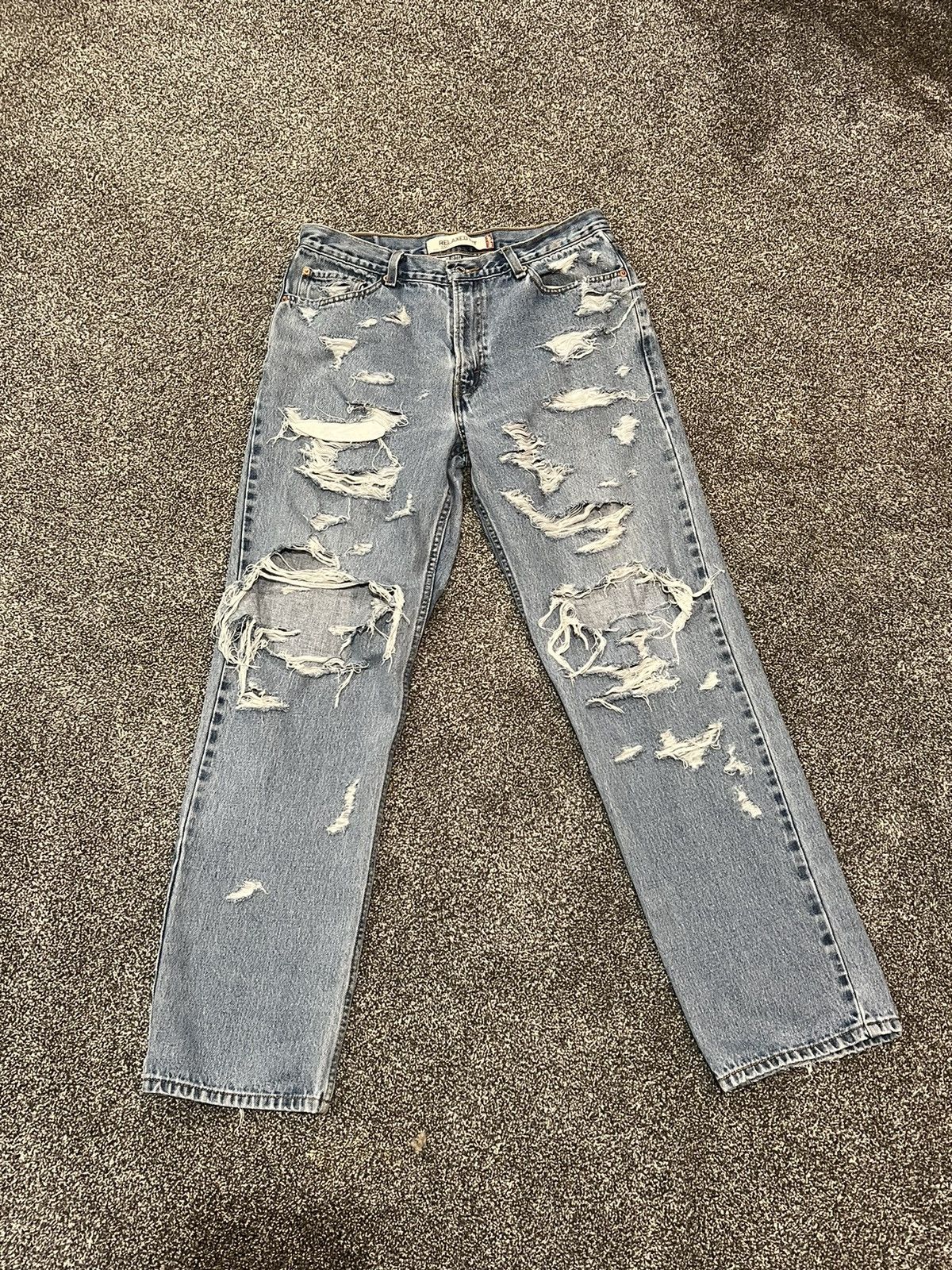 Levi's × Levi's Vintage Clothing × Vintage Baggy Vintage Distressed Levis 550 Size US 34 / EU 50 - 5 Thumbnail