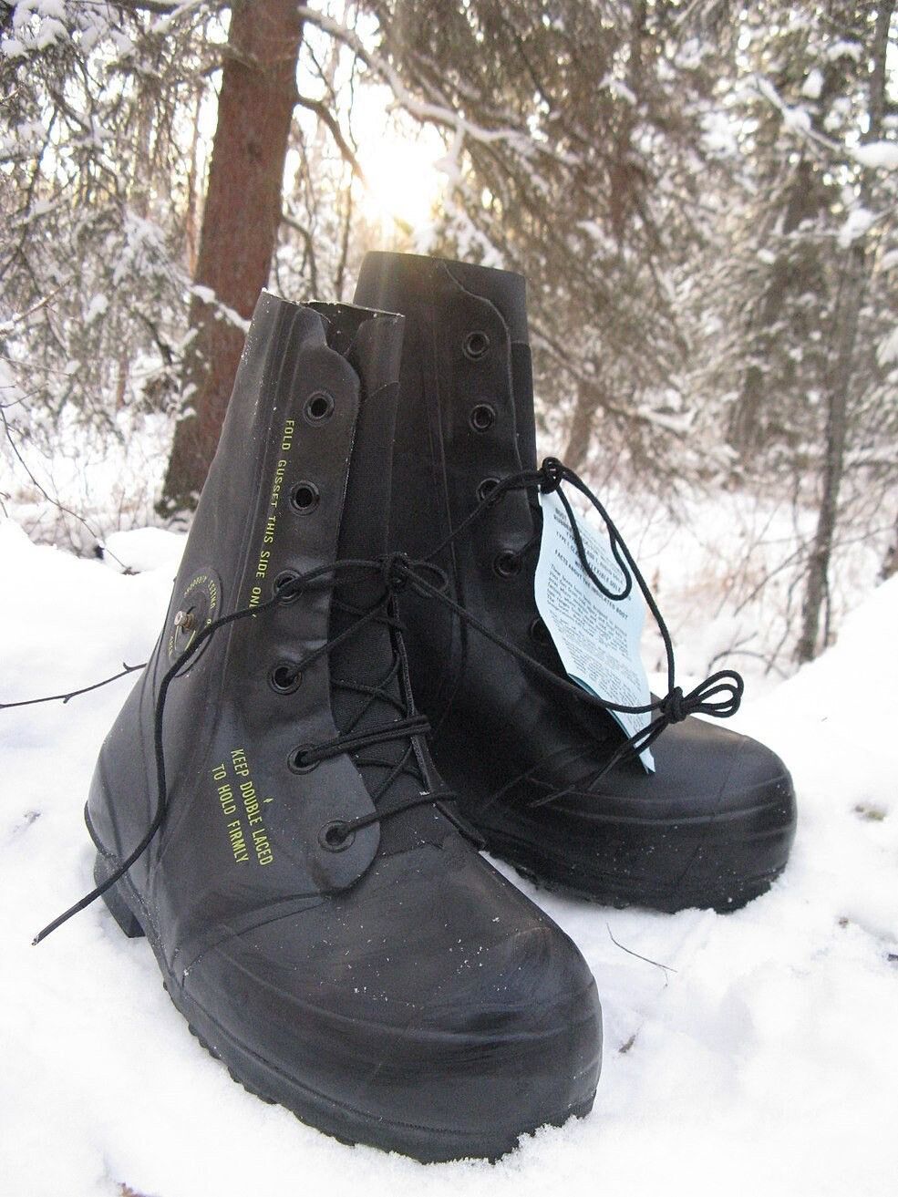 image of Military x Vintage Black Bata Mickey Boots / Raf Runway Boot/ New, Men's (Size 9)