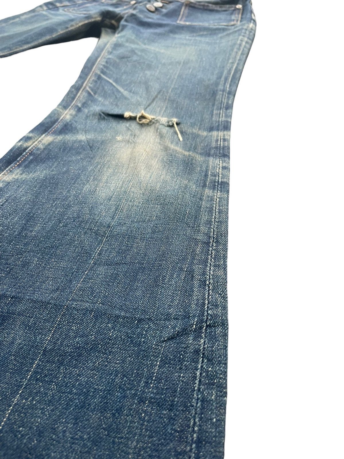 Japanese Brand × Vintage Vintage Betty Smith Sanforized Distresed Jeans Size 32" / US 10 / IT 46 - 3 Thumbnail
