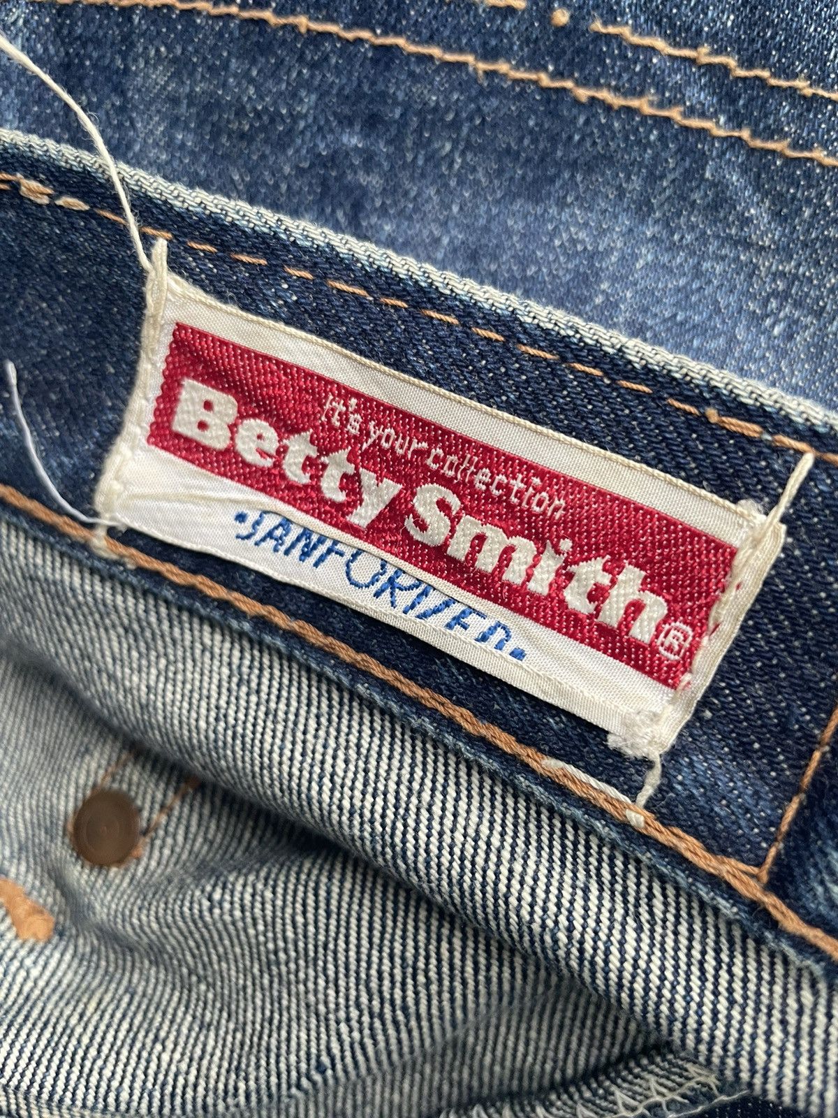 Japanese Brand × Vintage Vintage Betty Smith Sanforized Distresed Jeans Size 32" / US 10 / IT 46 - 15 Thumbnail